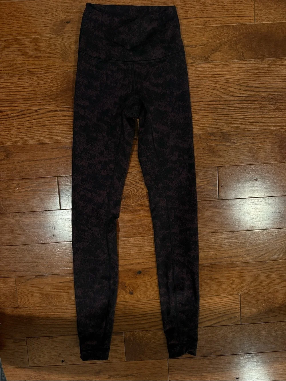 lululemon Deep Plum Patterned Leggings